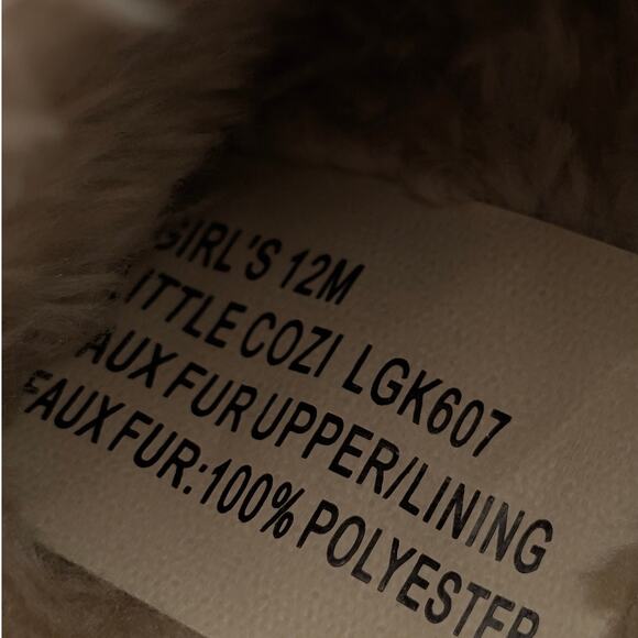 MIA Boot & Cowgirl Hat Western Fuzzy Rodeo Slippers Blue Size US12M EU30 - Picture 6 of 9